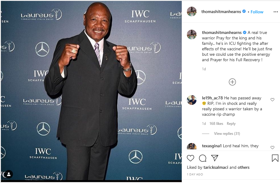 box201thomas20hearns20on20instagram